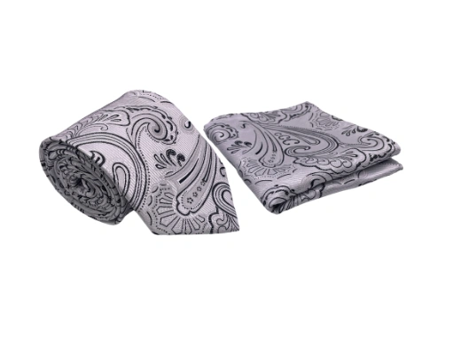 Hvid Paisley Fløjlsættet – Elegante detaljer til din stil!